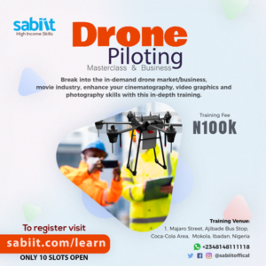 Drone Piloting Masterclass & Business - Sabiit