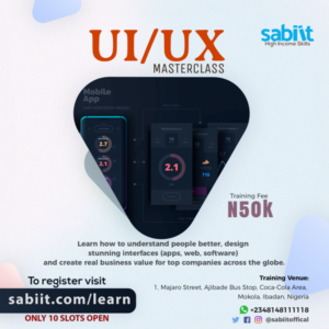 UI/UX Masterclass - Sabiit